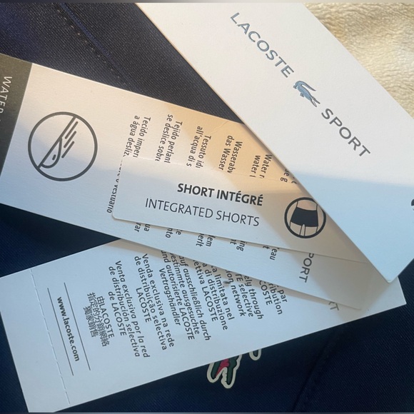 NWT LACOSTE SPORT NAVY GOLF SKIRT - Picture 4 of 8